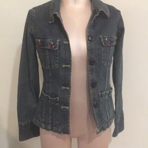 Vans Off the Wall Women’s Vintage Denim Jacket Sz Small Prime PreLoved Condition